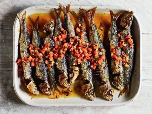 Grilled Marinated Sardines & Gremolata Recipe