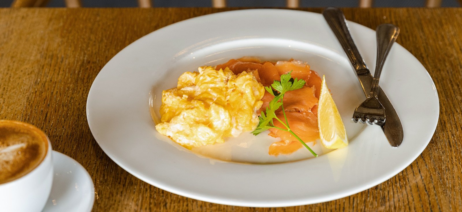 Jack Stein's recipe for smoked salmon with soy scrambled eggs