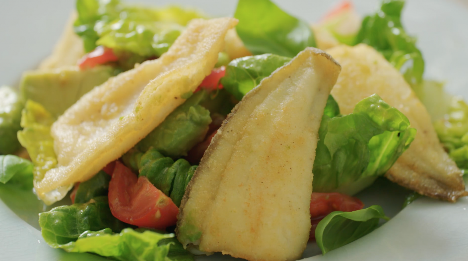 Rick Stein's Cornwall: Warm Sole Salad Recipe - Rick Stein