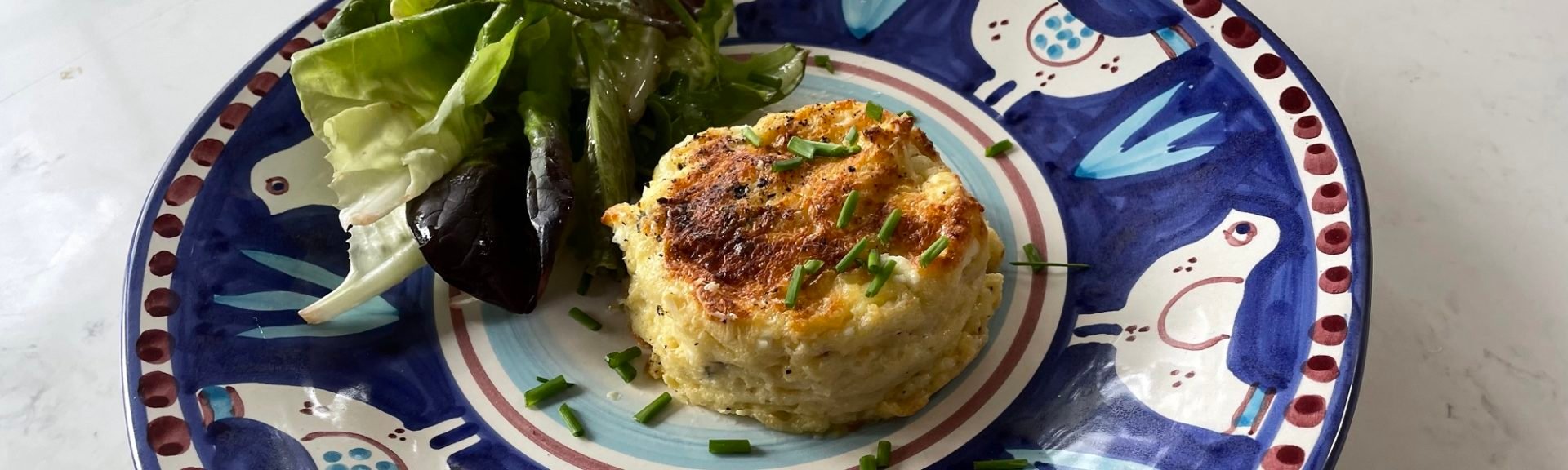 Rick Stein's Cornwall: Twice Baked Goat's Cheese and Thyme Soufflé