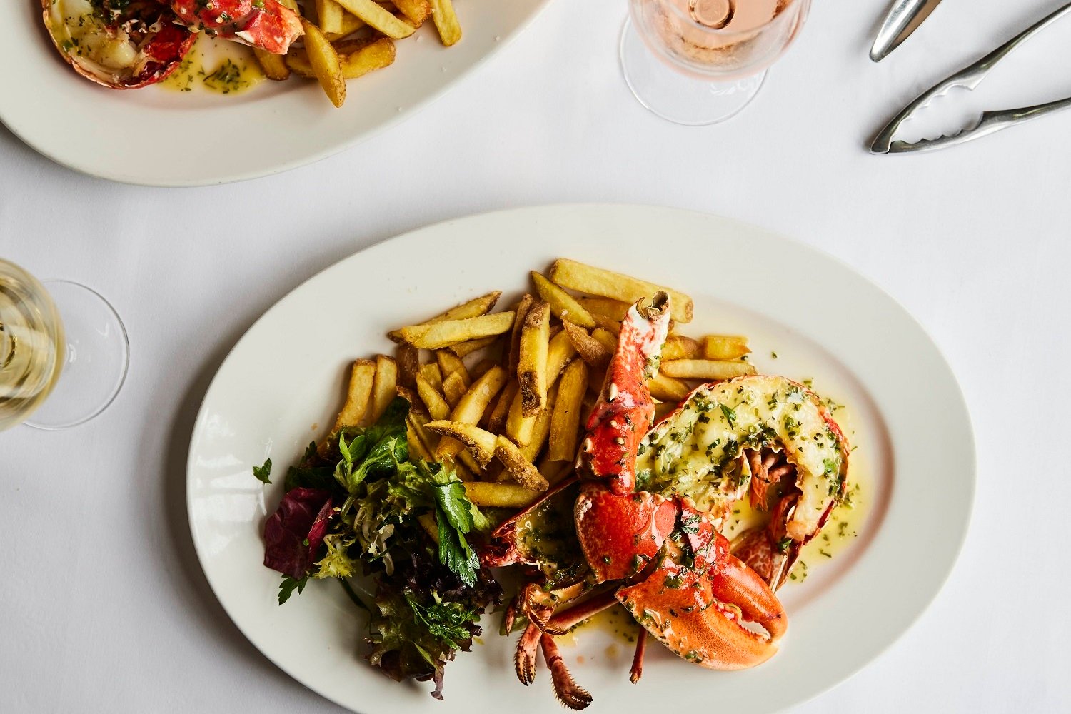 Rick Stein lobster and chips