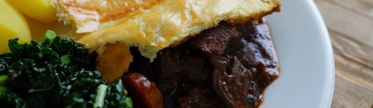 Steak And Guinness Pie Recipe Rick Stein S Food Stories 1 768x224